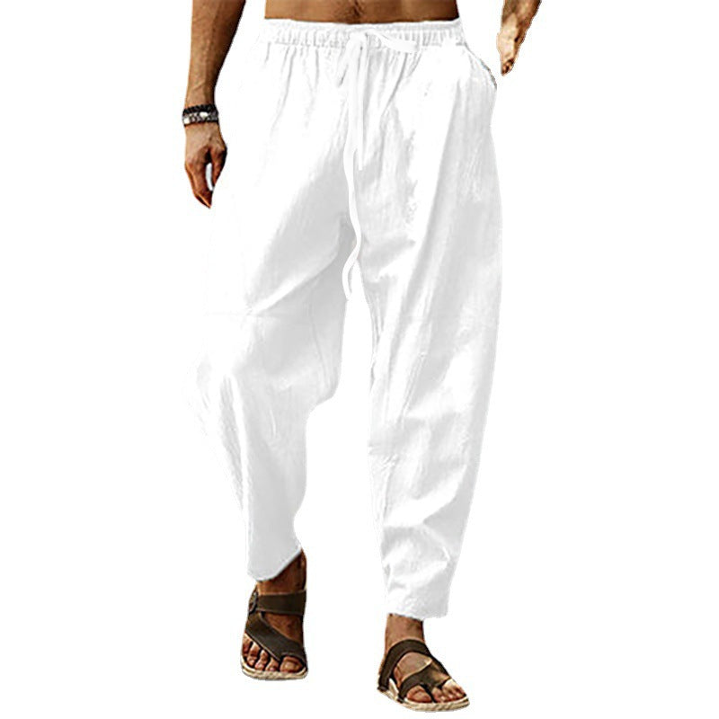 Marco | Pantalones de Playa para Hombre en Algodón y Lino