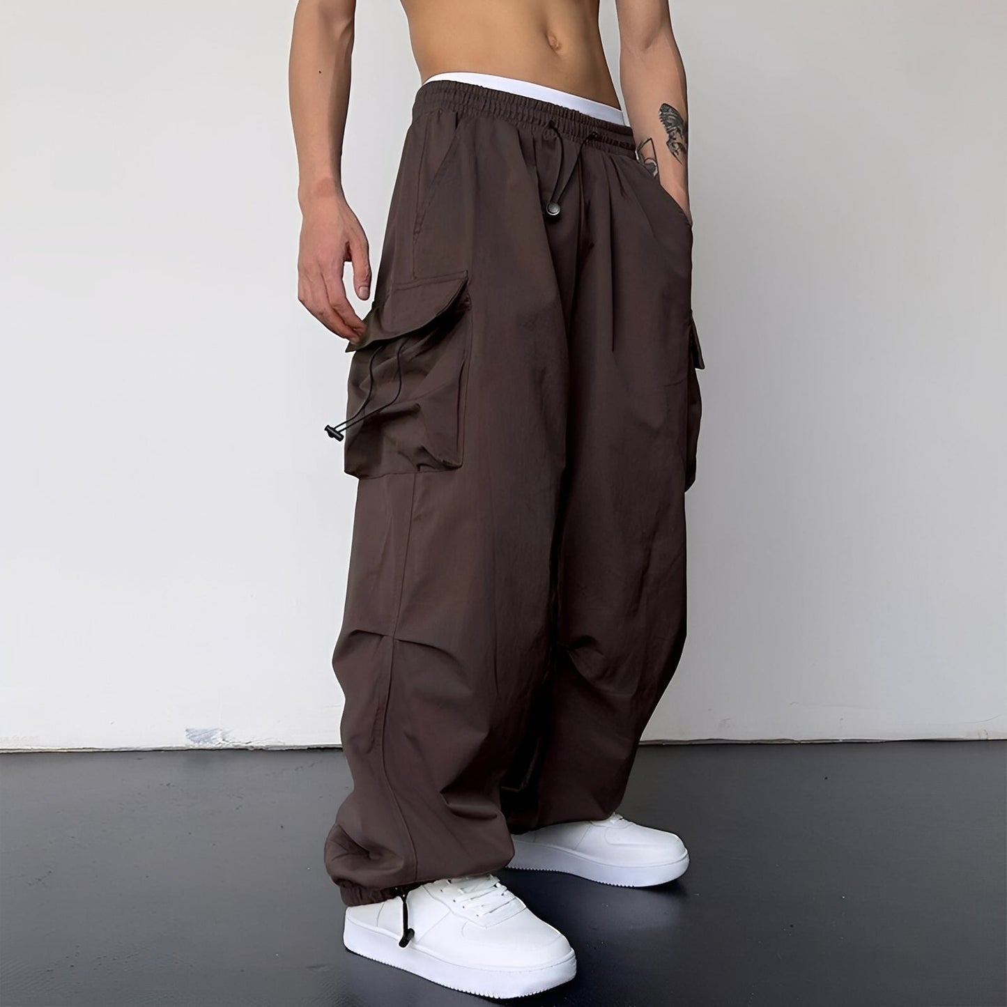 Dante – Pantalones Cargo Baggy Elegantes para Hombre