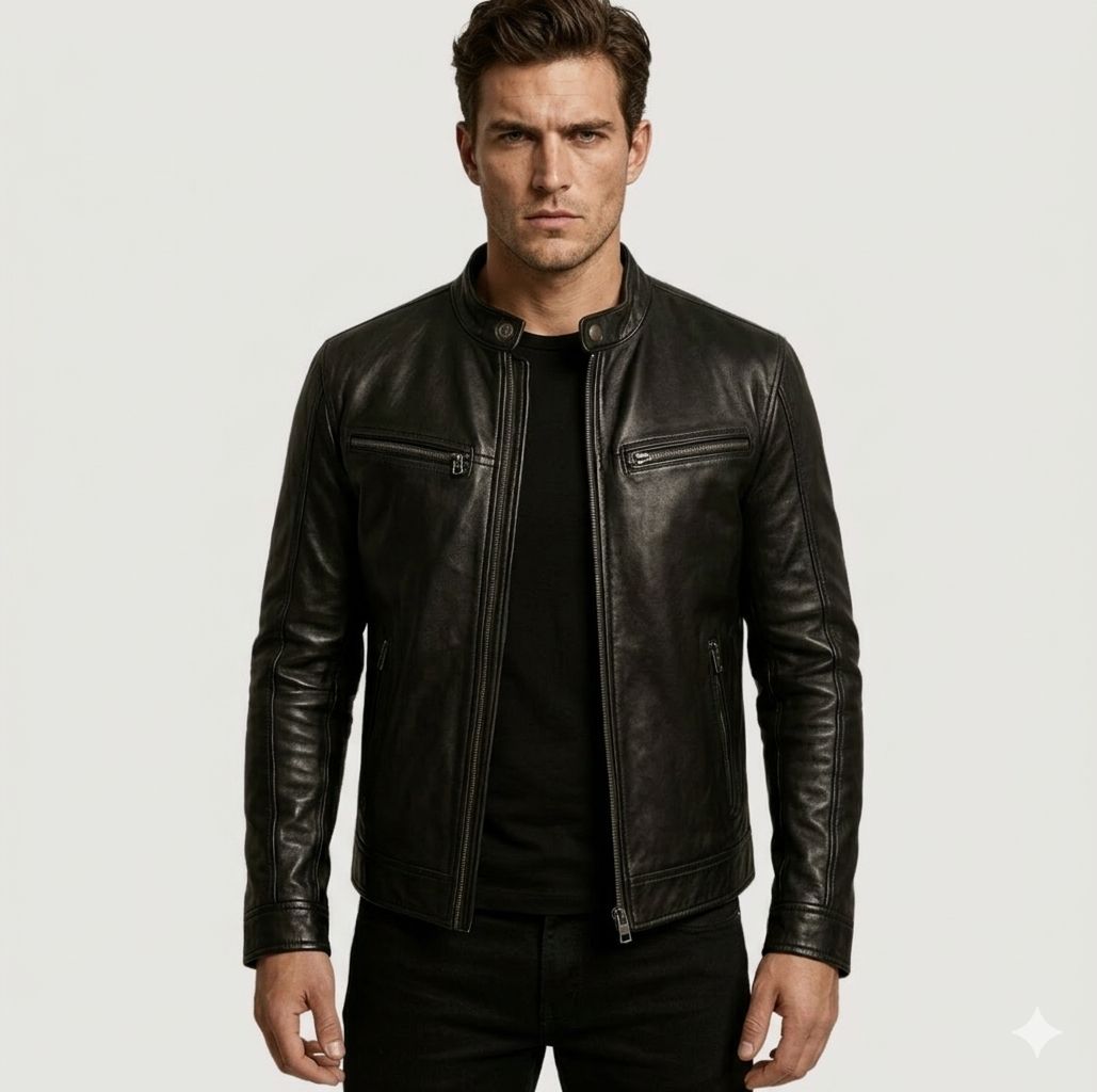 Lorenzo | Chaqueta de cuero para hombre