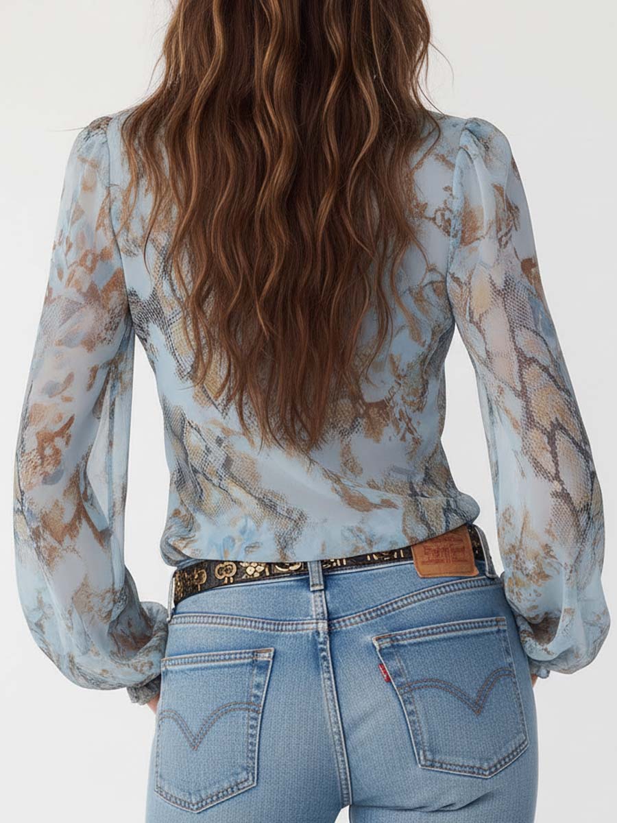 Alicia · Blusa fruncida con cremallera dorada