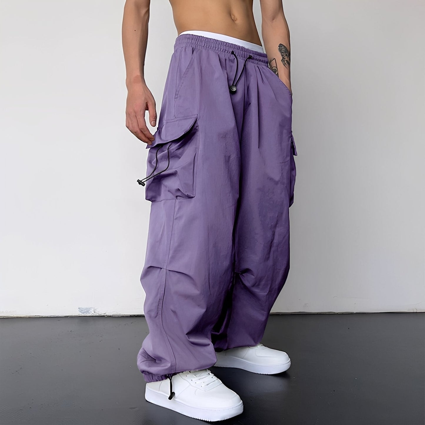 Dante – Pantalones Cargo Baggy Elegantes para Hombre