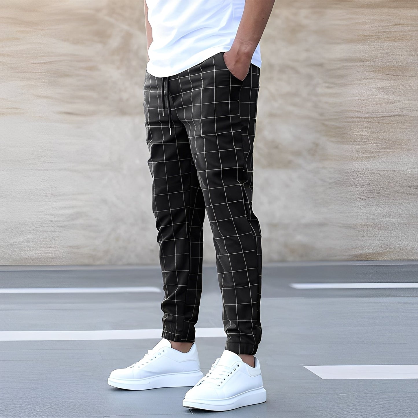 Iván Clásico | Pantalones a Cuadros de Estilo Relax