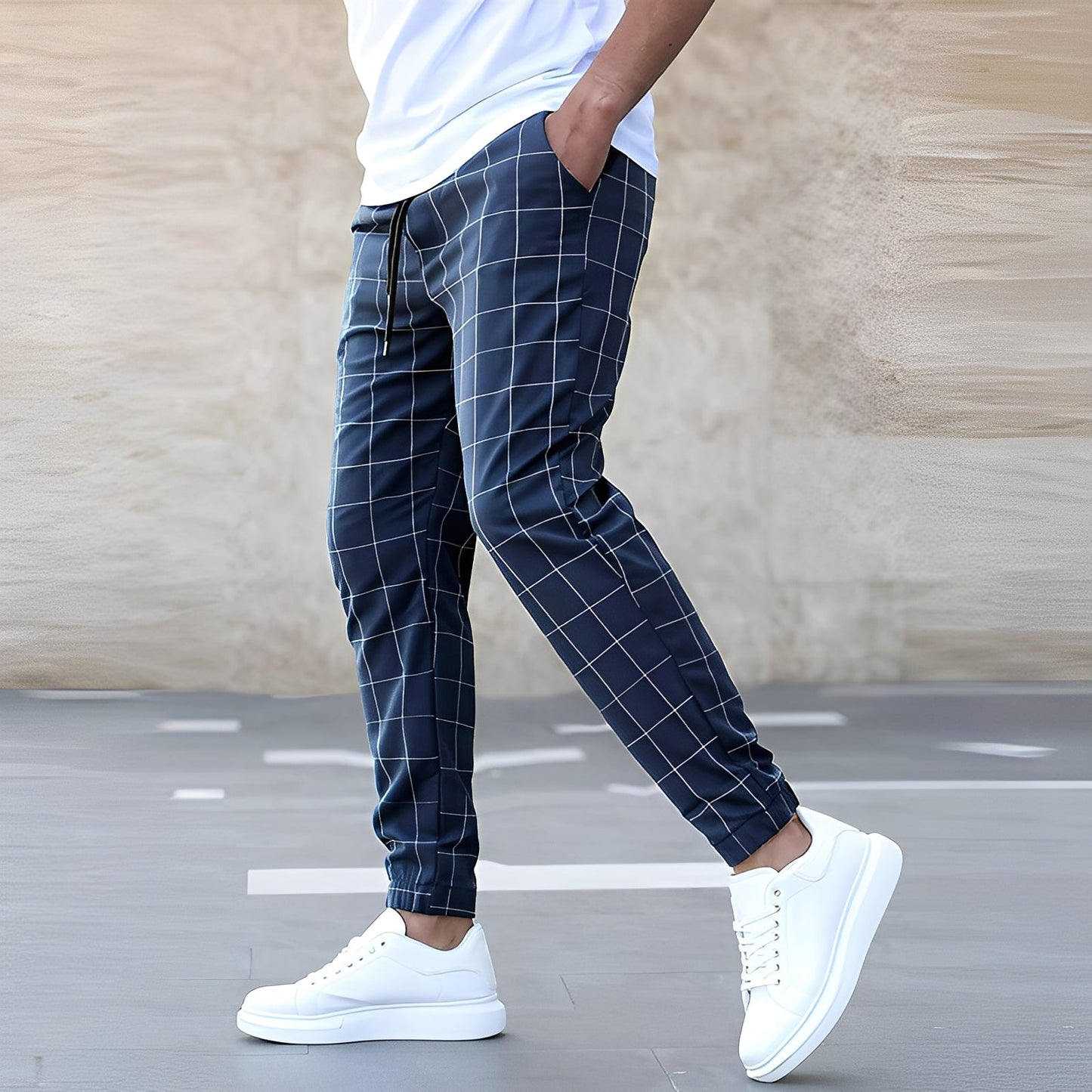 Iván Clásico | Pantalones a Cuadros de Estilo Relax