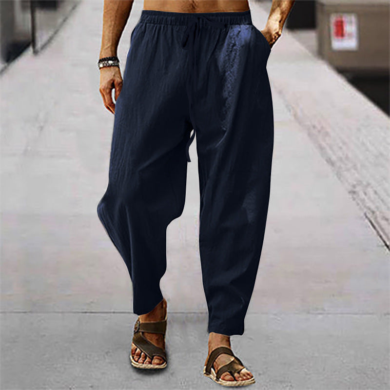 Marco | Pantalones de Playa para Hombre en Algodón y Lino