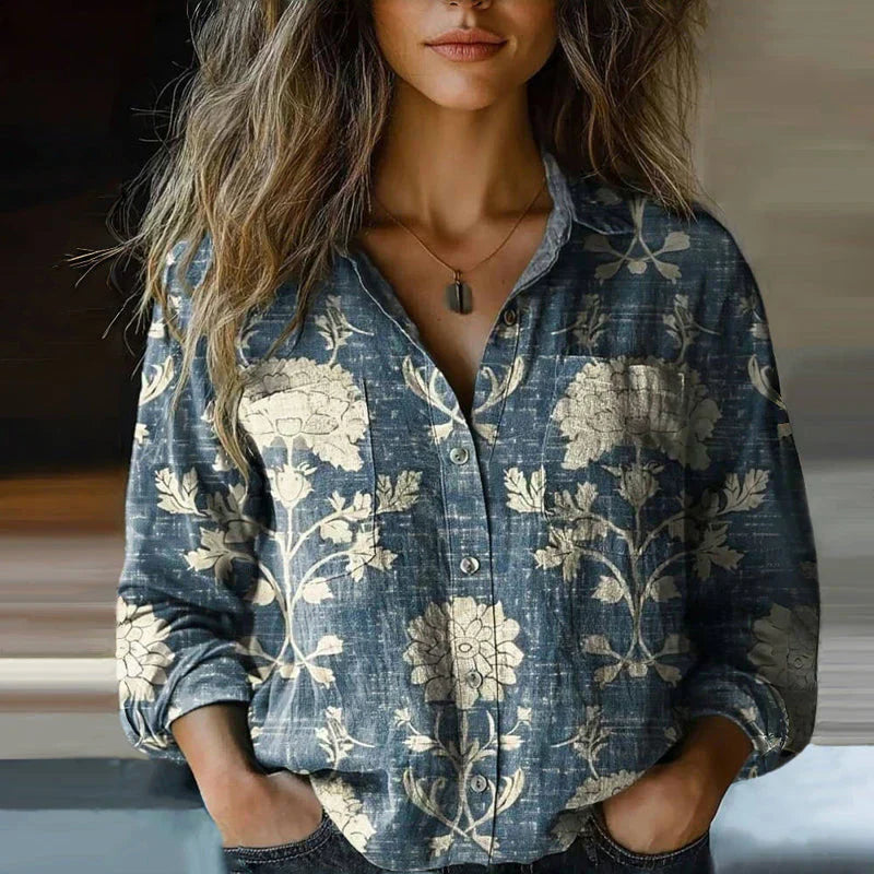 Claudia | Blusa Vintage Elegante