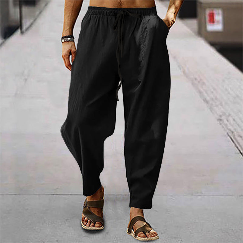 Marco | Pantalones de Playa para Hombre en Algodón y Lino