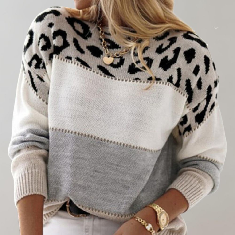 Inma | Jersey de Leopardo con Estilo Casual