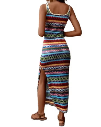 Nerea - Vestido Largo Boho Multicolor “Summer Vibes”