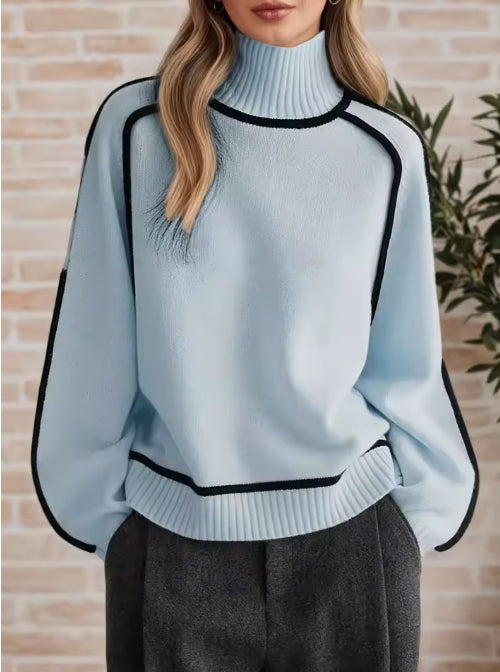 Belén - Jersey Cuello Alto Elegante