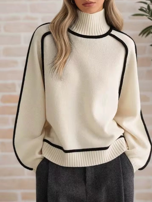 Belén - Jersey Cuello Alto Elegante