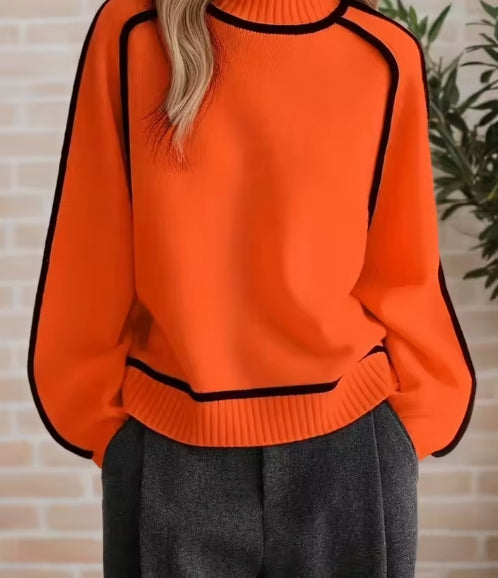 Belén - Jersey Cuello Alto Elegante