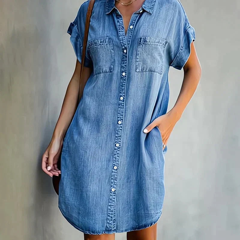 Paula | Vestido informal de denim