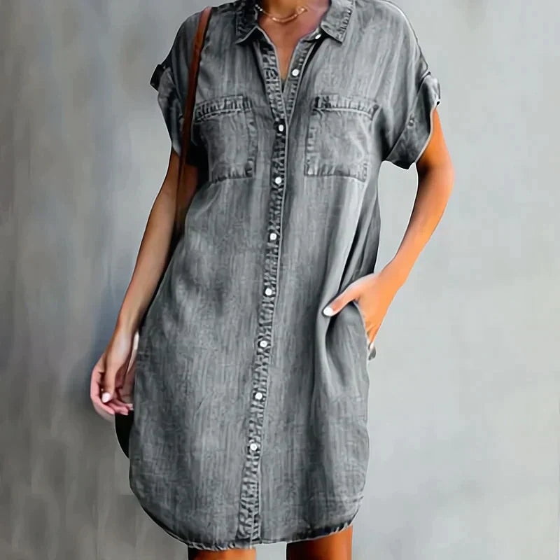 Paula | Vestido informal de denim