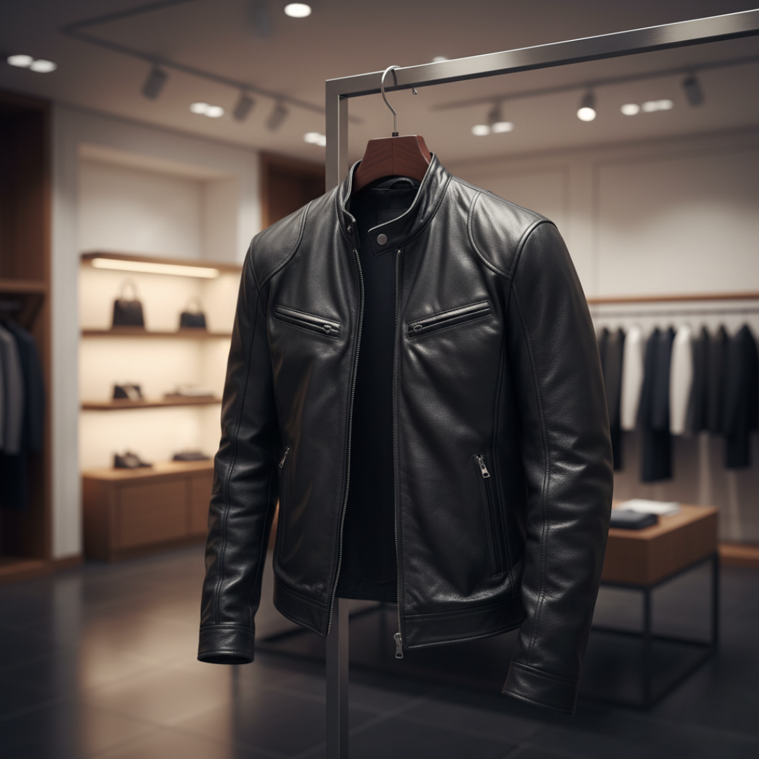 Lorenzo | Chaqueta de cuero para hombre