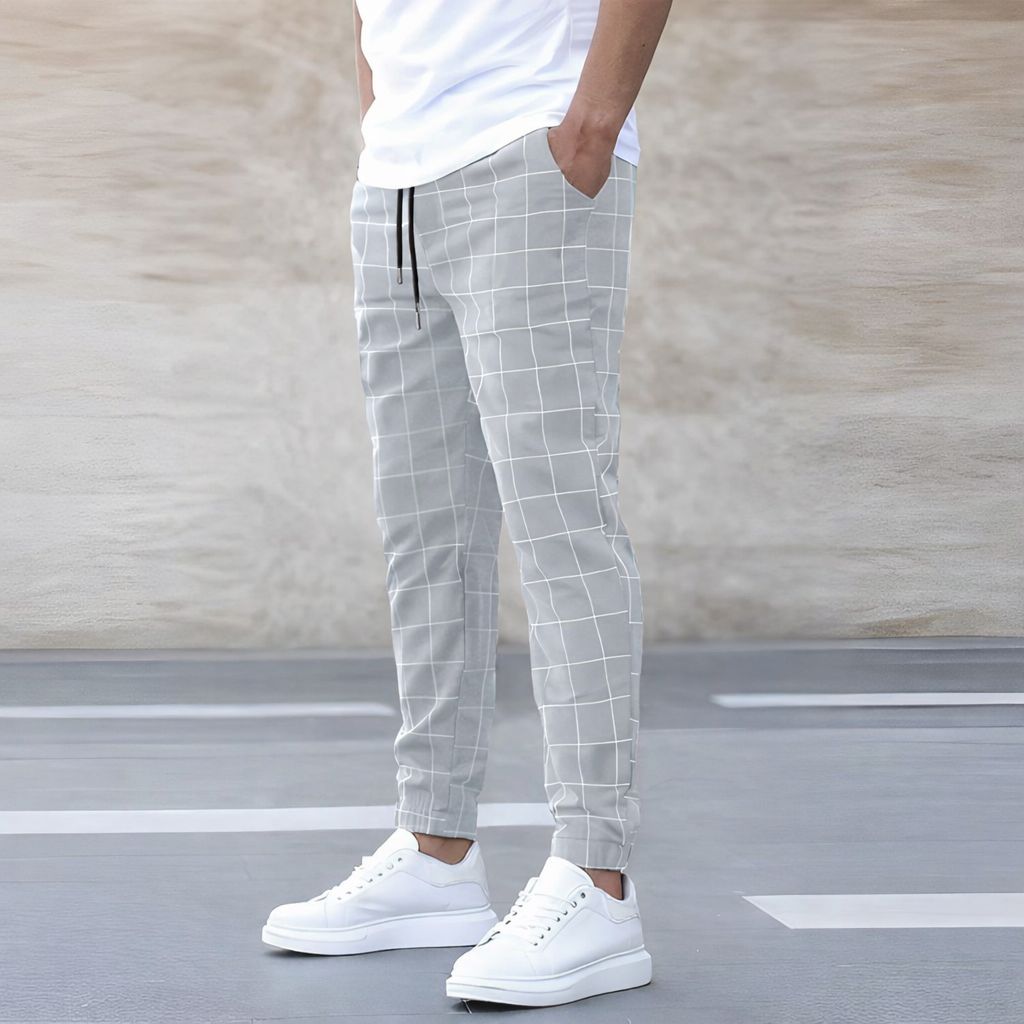 Iván Clásico | Pantalones a Cuadros de Estilo Relax