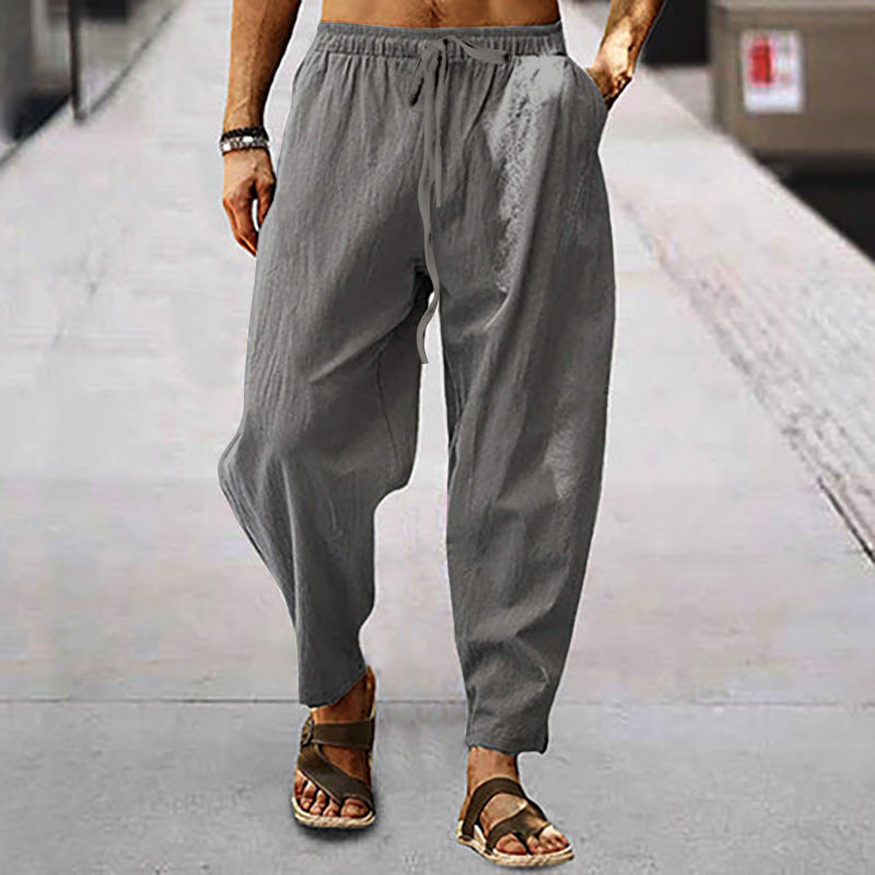 Marco | Pantalones de Playa para Hombre en Algodón y Lino