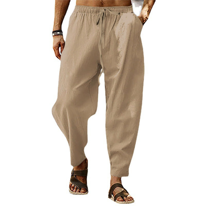 Marco | Pantalones de Playa para Hombre en Algodón y Lino